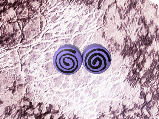 Dizzy Izzy - Deadstop Toe Stops - BLACK Swirled