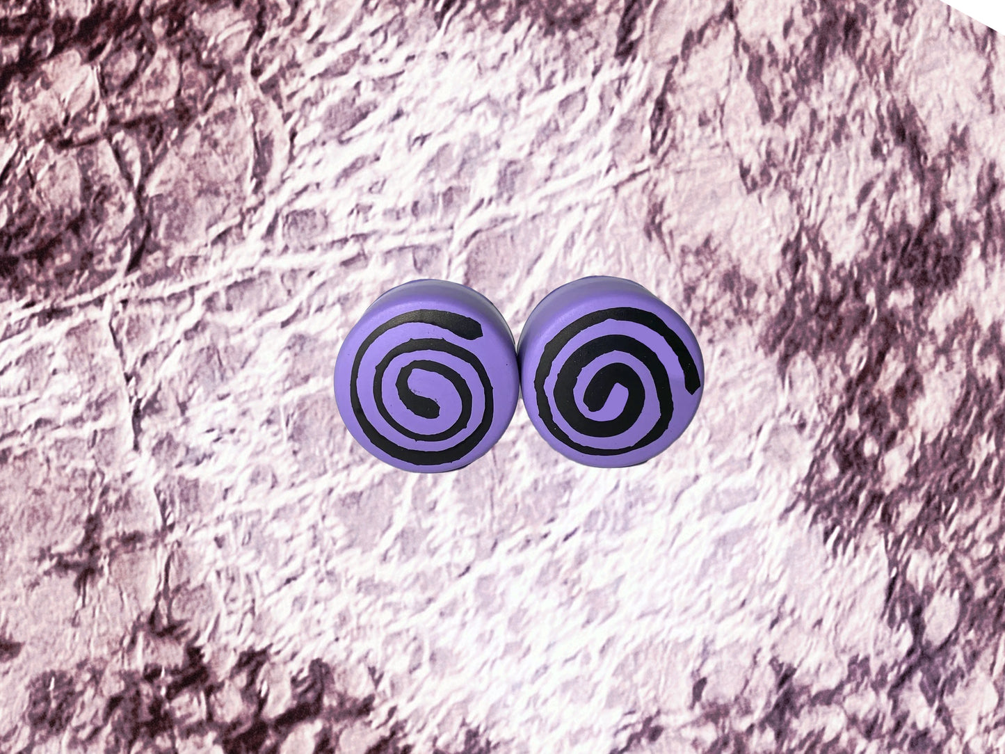 Dizzy Izzy - Deadstop Toe Stops - BLACK Swirled