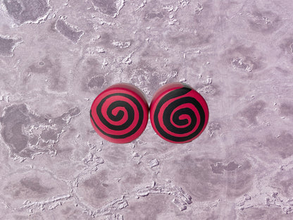 Dizzy Izzy - Deadstop Toe Stops - BLACK Swirled