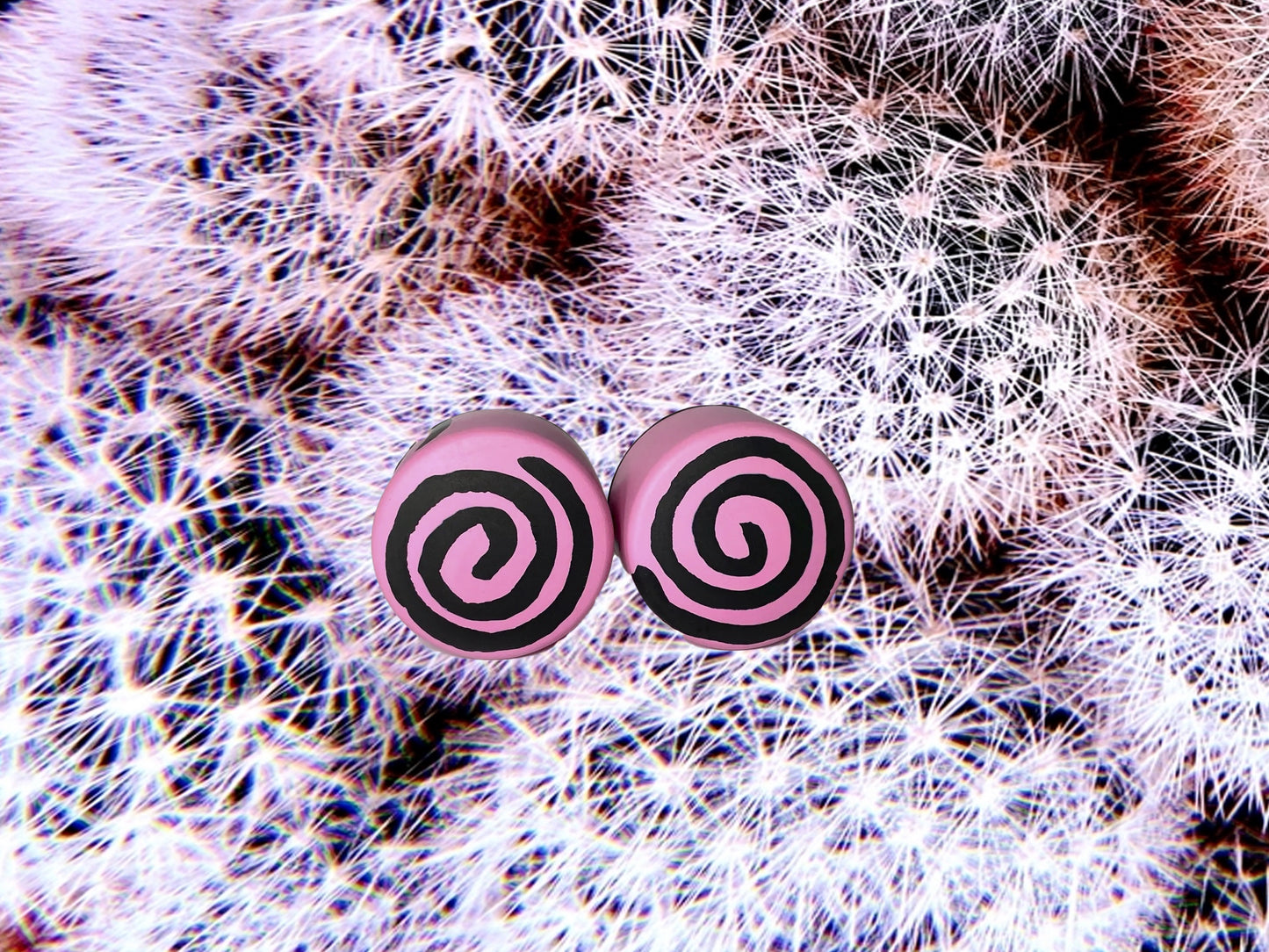 Dizzy Izzy - Deadstop Toe Stops - BLACK Swirled