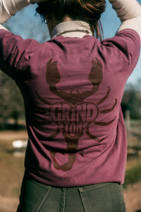 Grindstone Maroon Scorpion Heart T-shirt