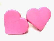 Load image into Gallery viewer, light pink color heart shaped roller skate toe stop on a white background